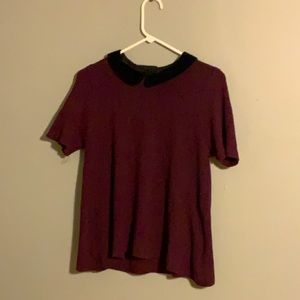 Stretchy cotton blouse